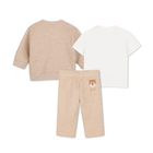Pants, cardigan, and t-shirt set KENZO KIDS 
                    BOY