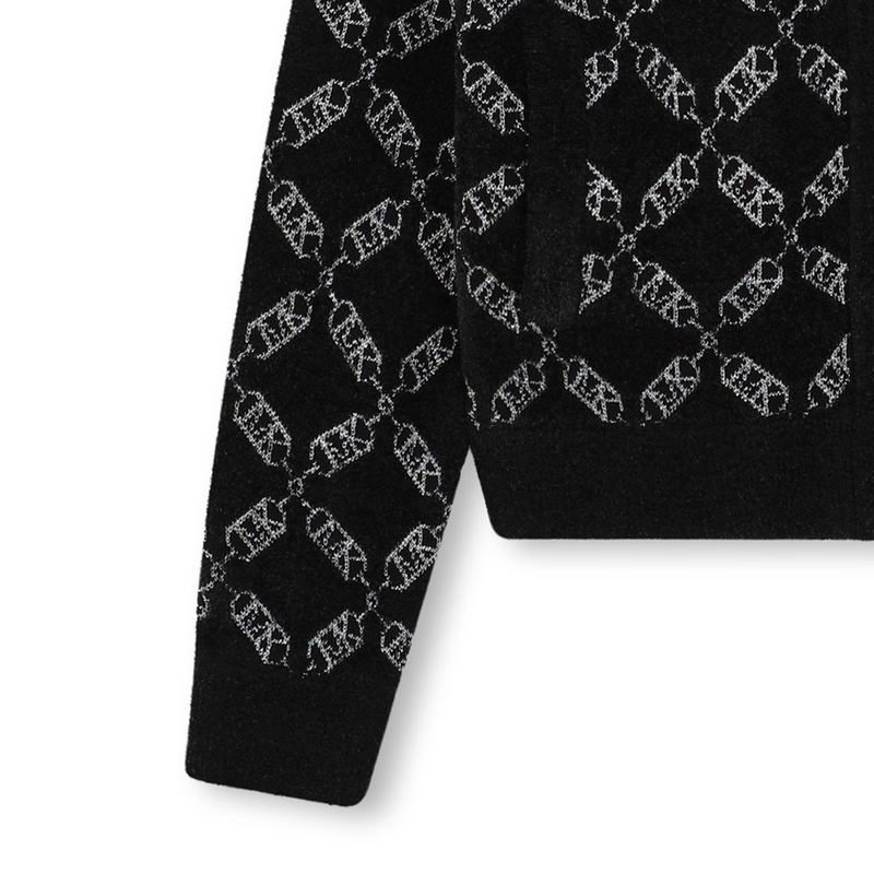 Zip-Up Hooded Cardigan MICHAEL KORS 
                        GIRL