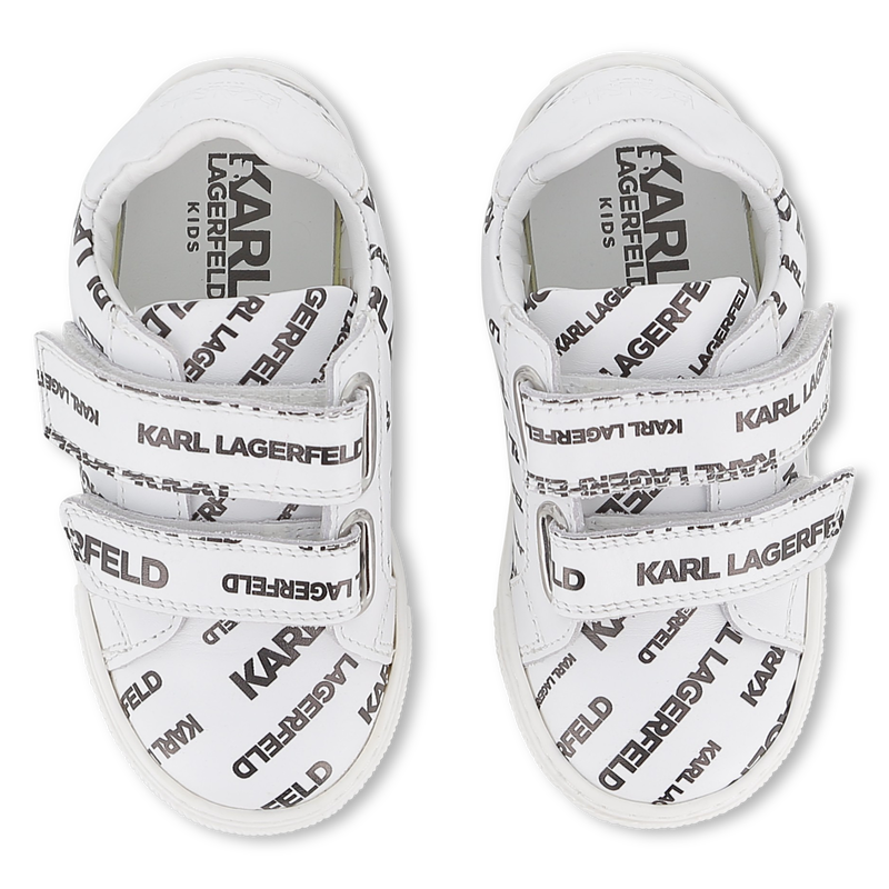 Leather Velcro sneakers KARL LAGERFELD KIDS 
                    UNISEX