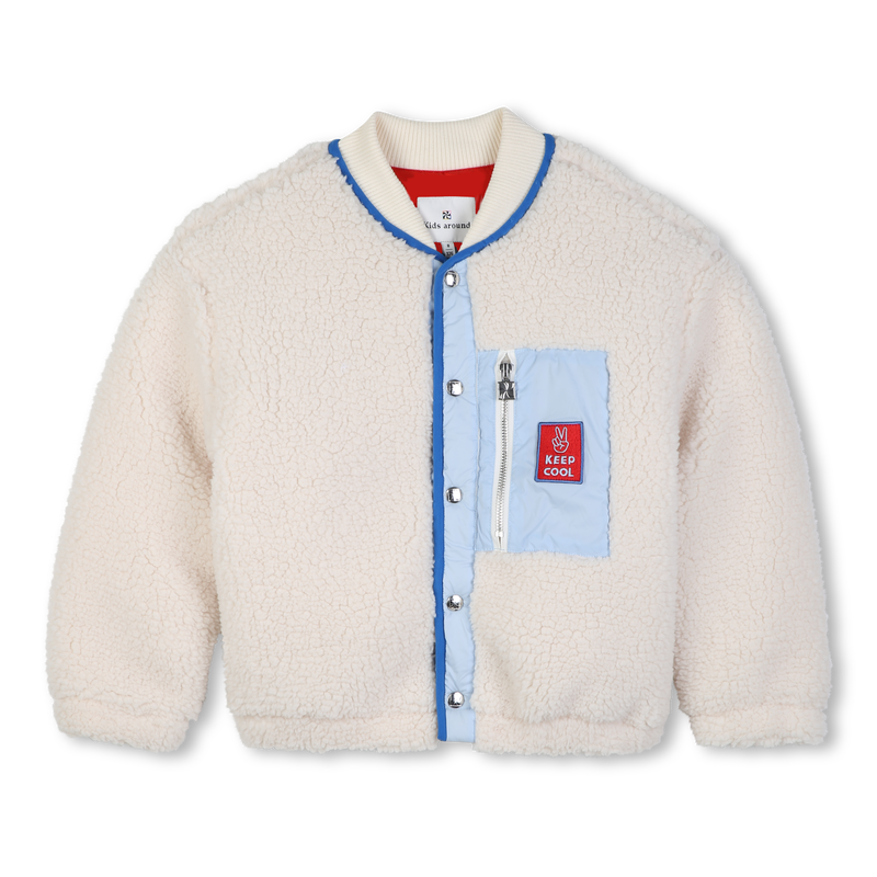 Fleece jacket KIDS AROUND 
                        BOY