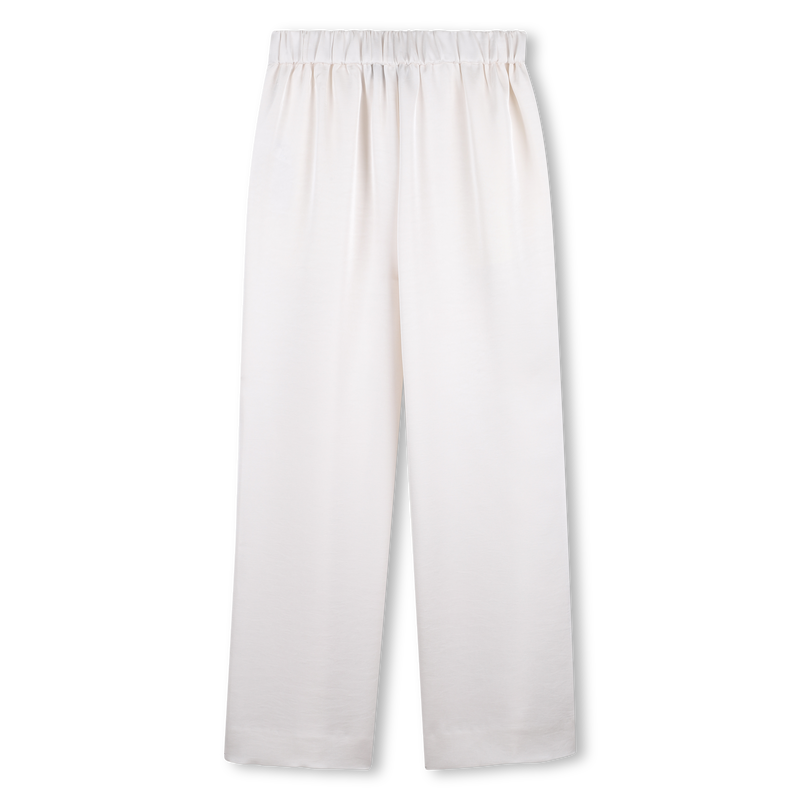 Satin Lounge Pants KARL LAGERFELD KIDS 
                        GIRL