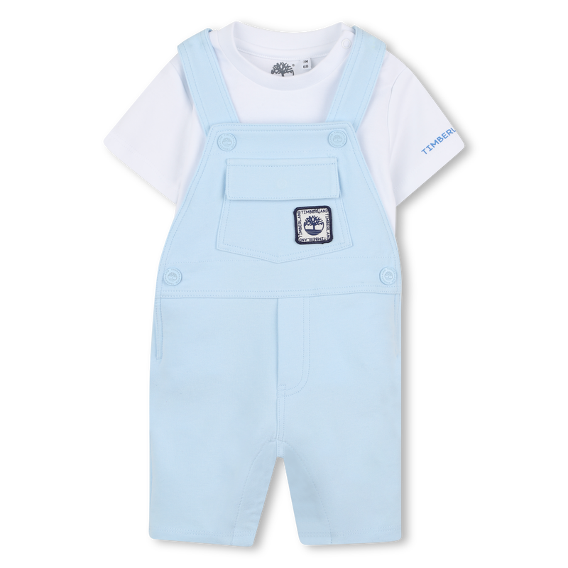 T-shirt and overalls set TIMBERLAND 
                    BOY