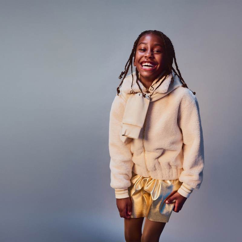 Jacket with zip closure BOSS 
                        GIRL