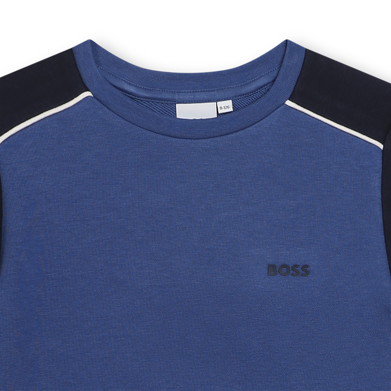 Printed fleece sweatshirt BOSS 
                    BOY