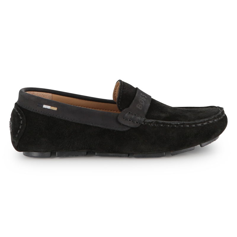 Cowhide leather loafers BOSS 
                        BOY