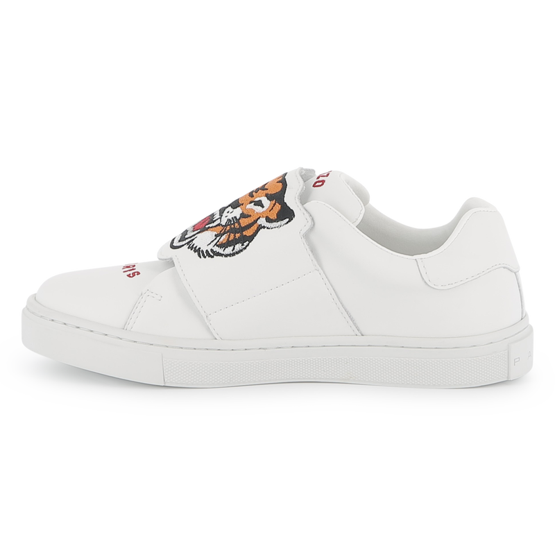 Leather Velcro sneakers