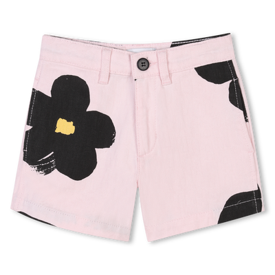 Printed cotton shorts MARC JACOBS GIRL