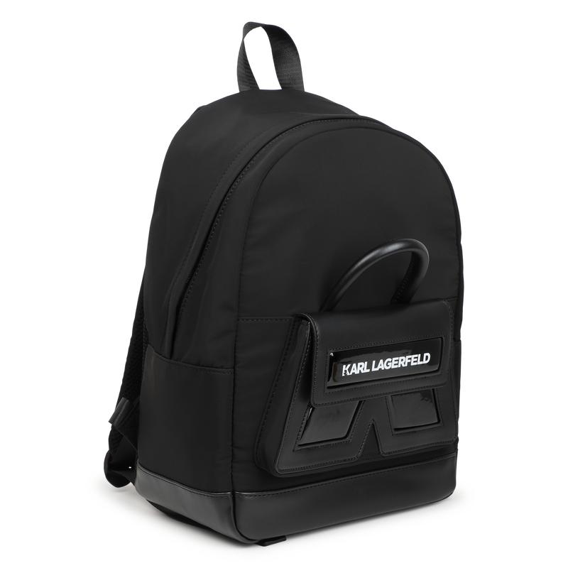 KARL LAGERFELD KIDS Coated Textile Backpack