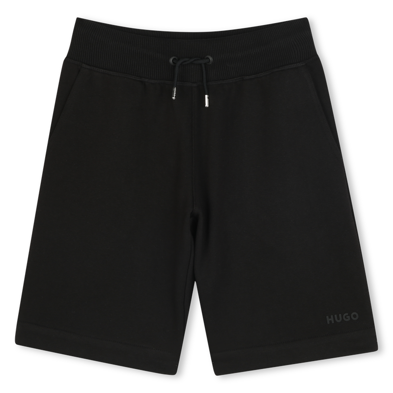 Fleece Bermuda running shorts HUGO 
                    BOY