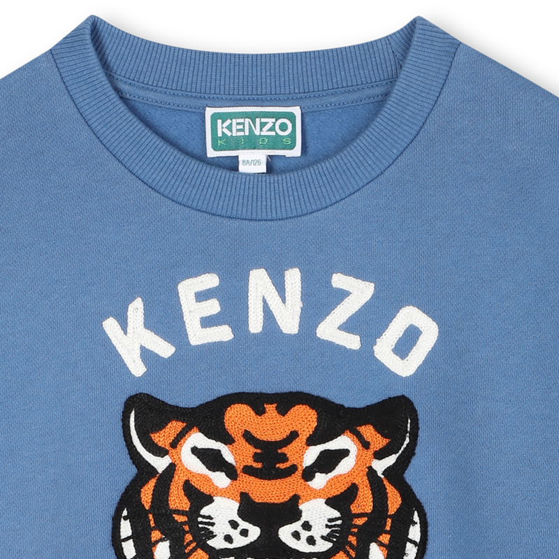 Unbrushed fleece sweatshirt KENZO KIDS 
                    GIRL