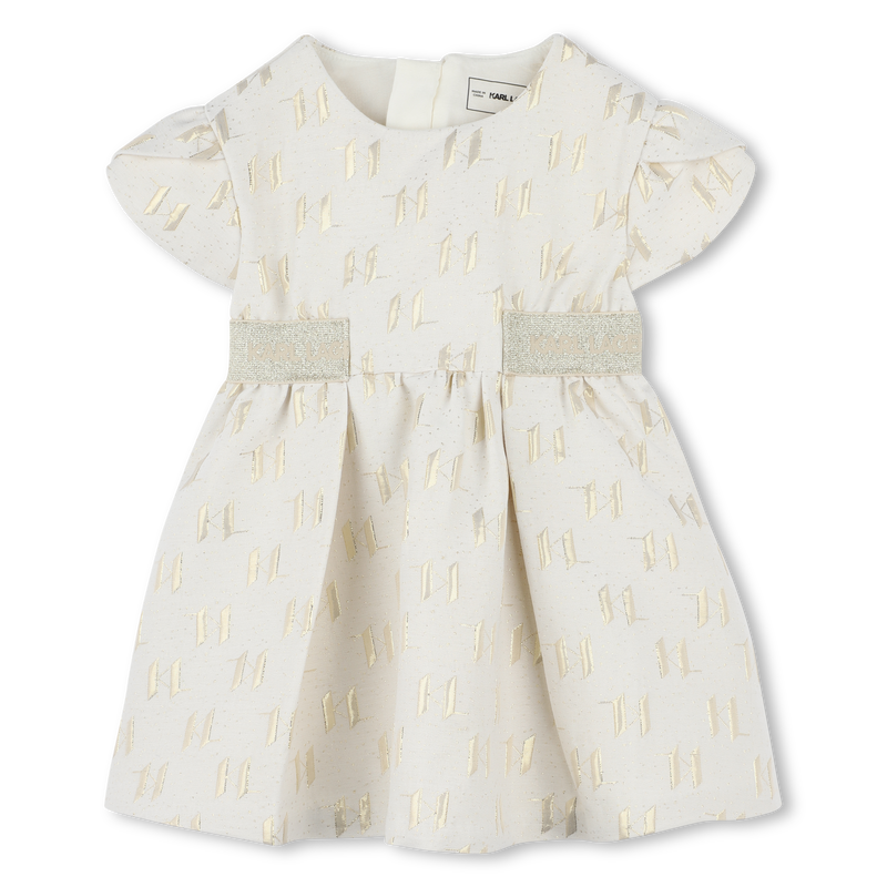 Formal jacquard dress KARL LAGERFELD KIDS 
                        GIRL