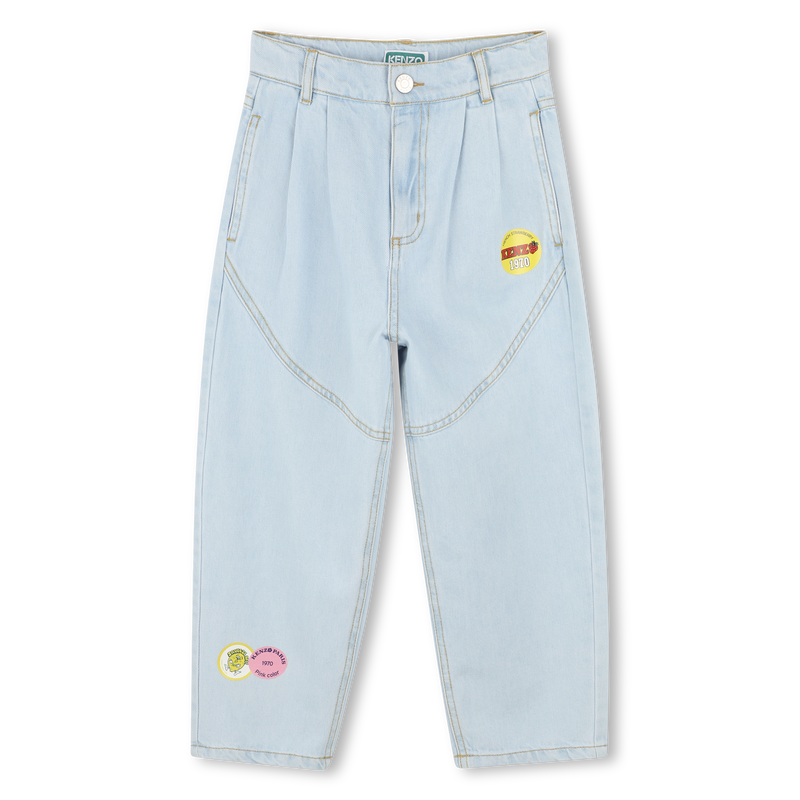 Elasticated waist jeans KENZO KIDS 
                        GIRL