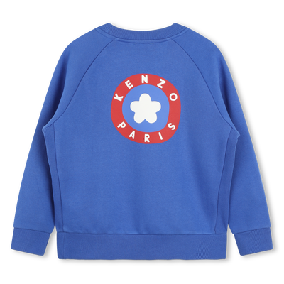 Printed Fleece Sweatshirt KENZO KIDS BOY