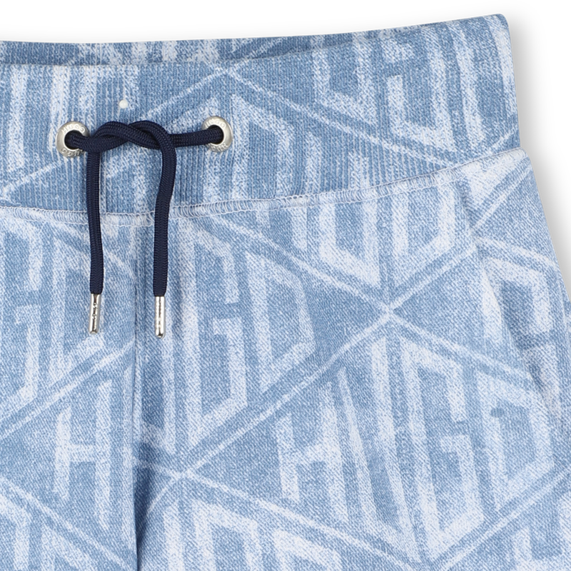 Denim-effect running shorts HUGO 
                    BOY