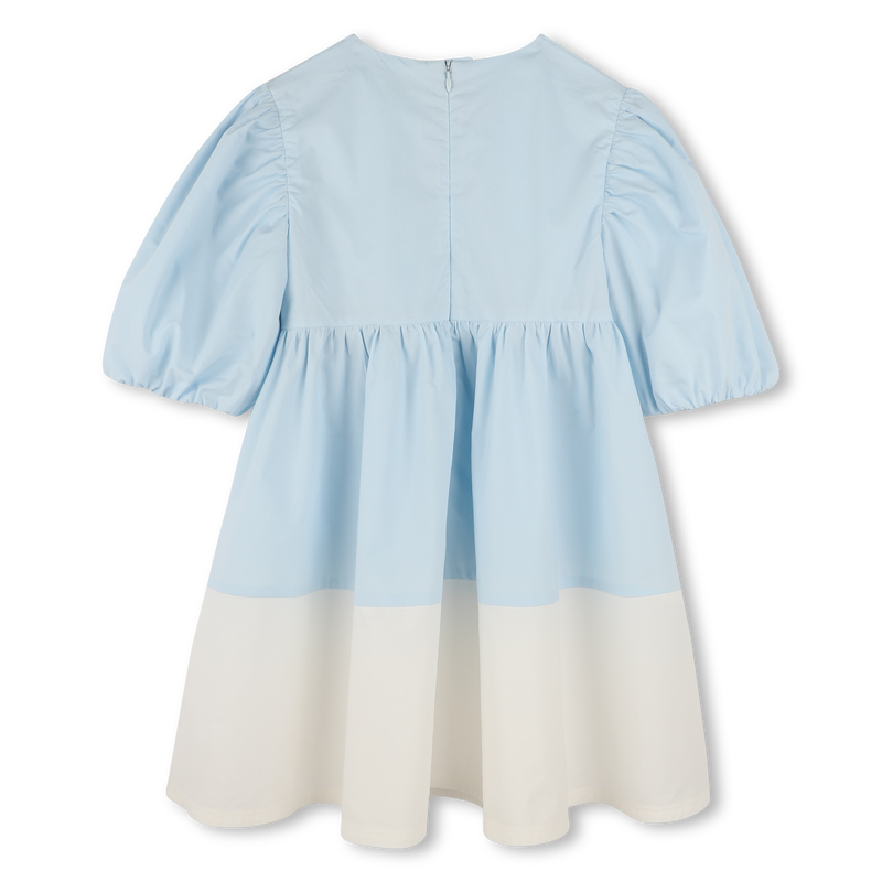 Two-color flared dress KENZO KIDS 
                    GIRL