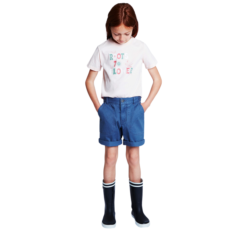 Cotton-rich Bermuda shorts