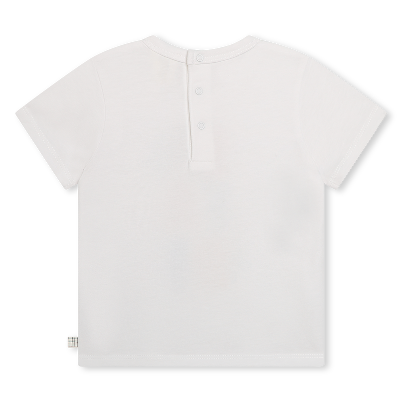 Cotton press-stud T-shirt CARREMENT BEAU 
                    BOY