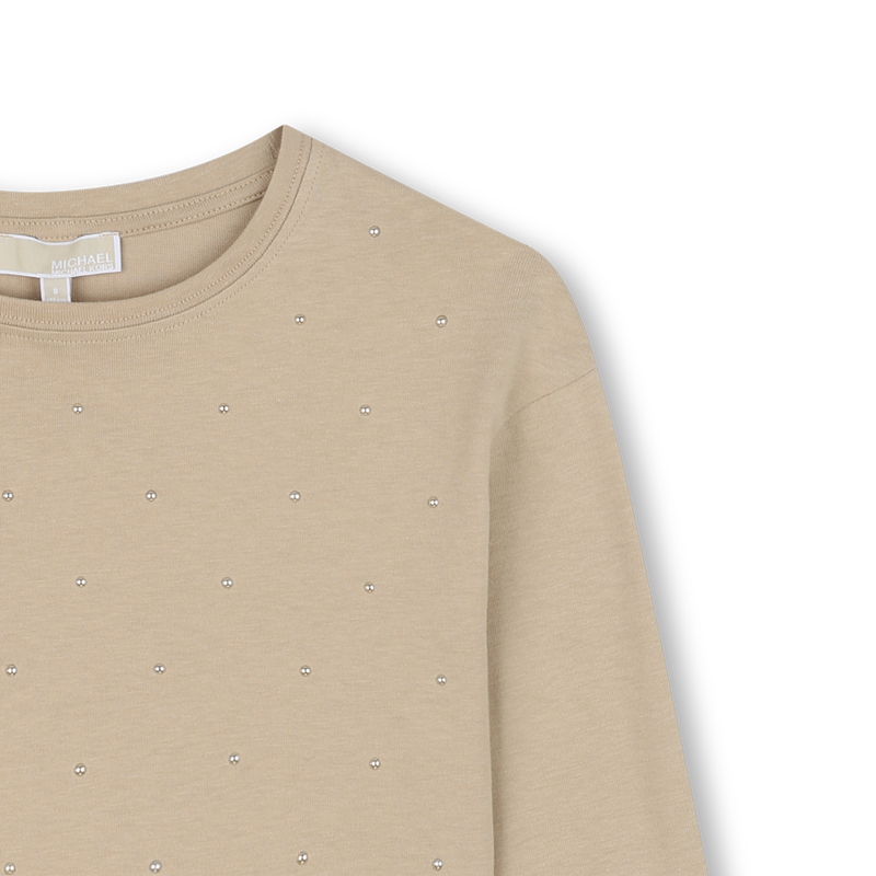 Long-sleeved jersey T-shirt MICHAEL KORS 
                    GIRL