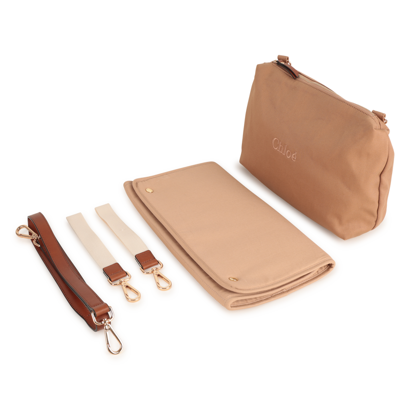 Bi-material diaper bag CHLOE 
                        GIRL