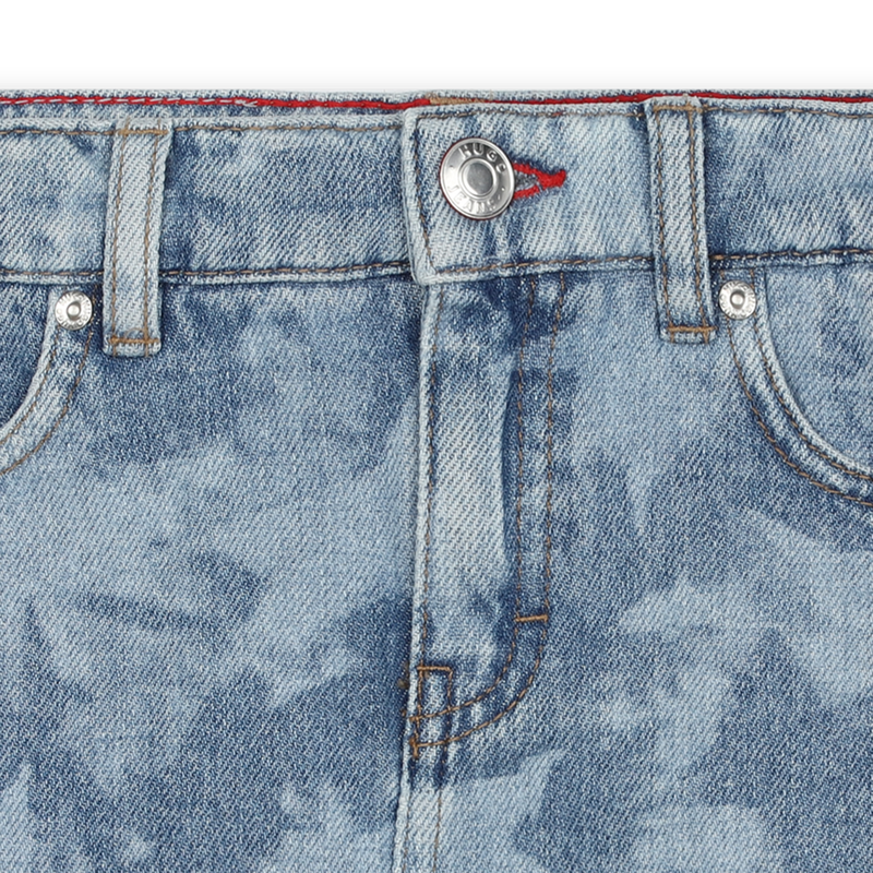 Printed denim skirt HUGO 
                    GIRL