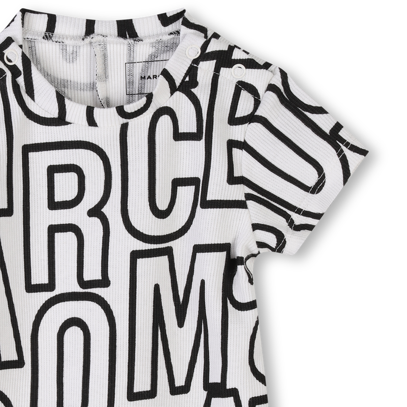 Short printed romper MARC JACOBS 
                    UNISEX