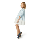 Two-color flared dress KENZO KIDS 
                    GIRL