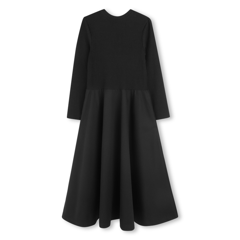 Bi-material long dress DKNY 
                    GIRL