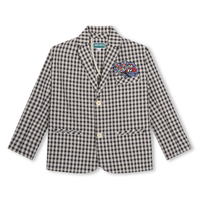Checked suit jacket KENZO KIDS BOY