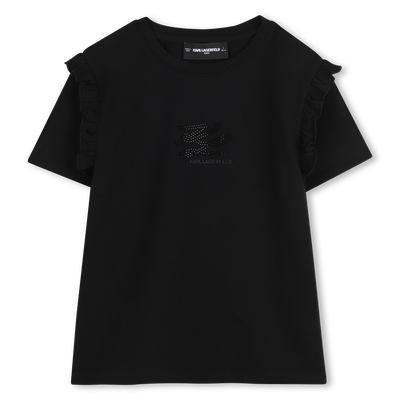 Short sleeve t-shirt KARL LAGERFELD KIDS GIRL