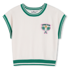 Short-Sleeved Sweater KIDS AROUND 
                    GIRL