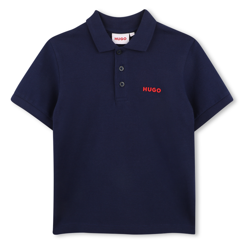 SHORT SLEEVE POLO HUGO 
                        BOY