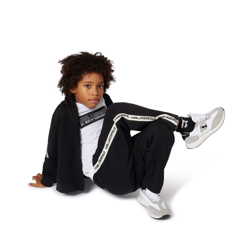 Lace-up low-top sneakers KARL LAGERFELD KIDS 
                    BOY