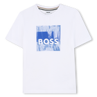 Short-sleeved cotton T-shirt BOSS 
                    BOY