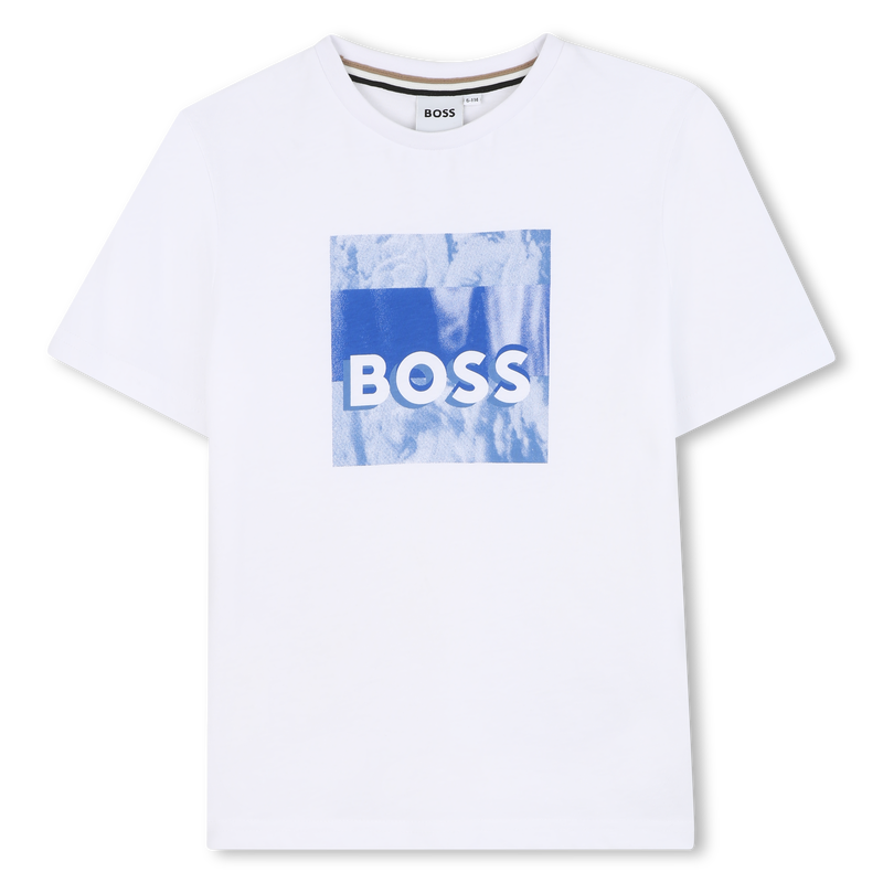 Short-sleeved cotton T-shirt BOSS 
                        BOY