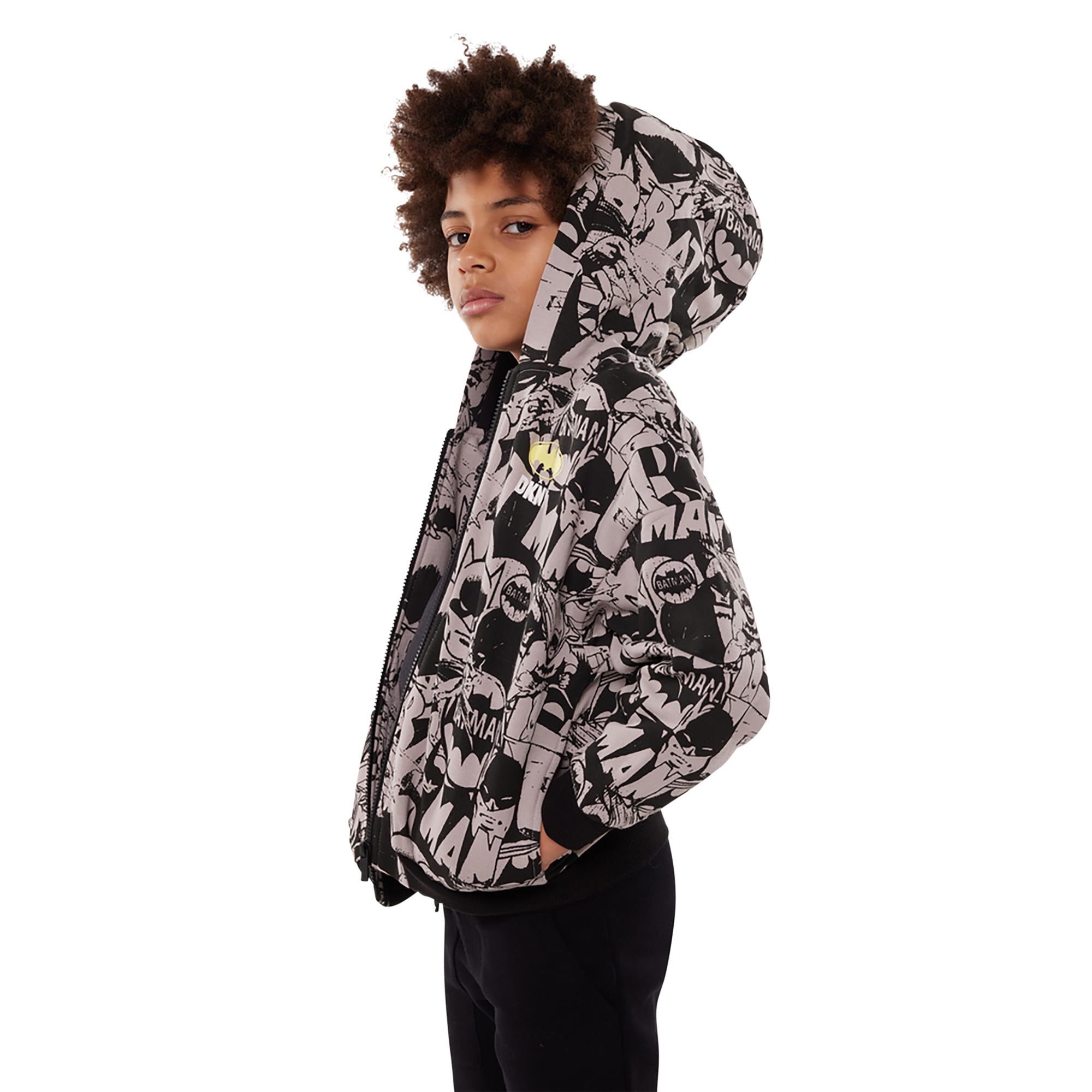 Dkny Kids logo-print padded gilet - White