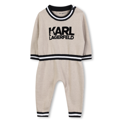 Knitted jumpsuit KARL LAGERFELD KIDS BOY