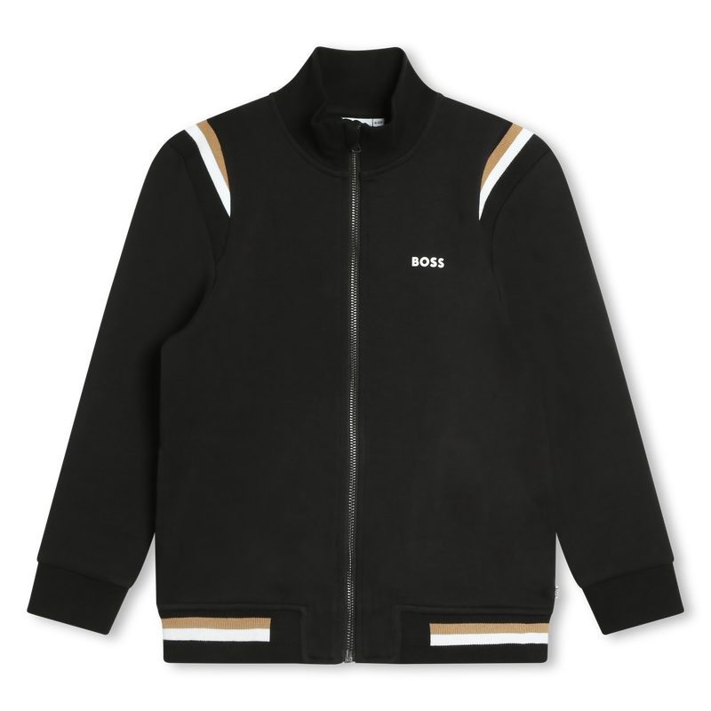 Black and gold boss tracksuit on sale