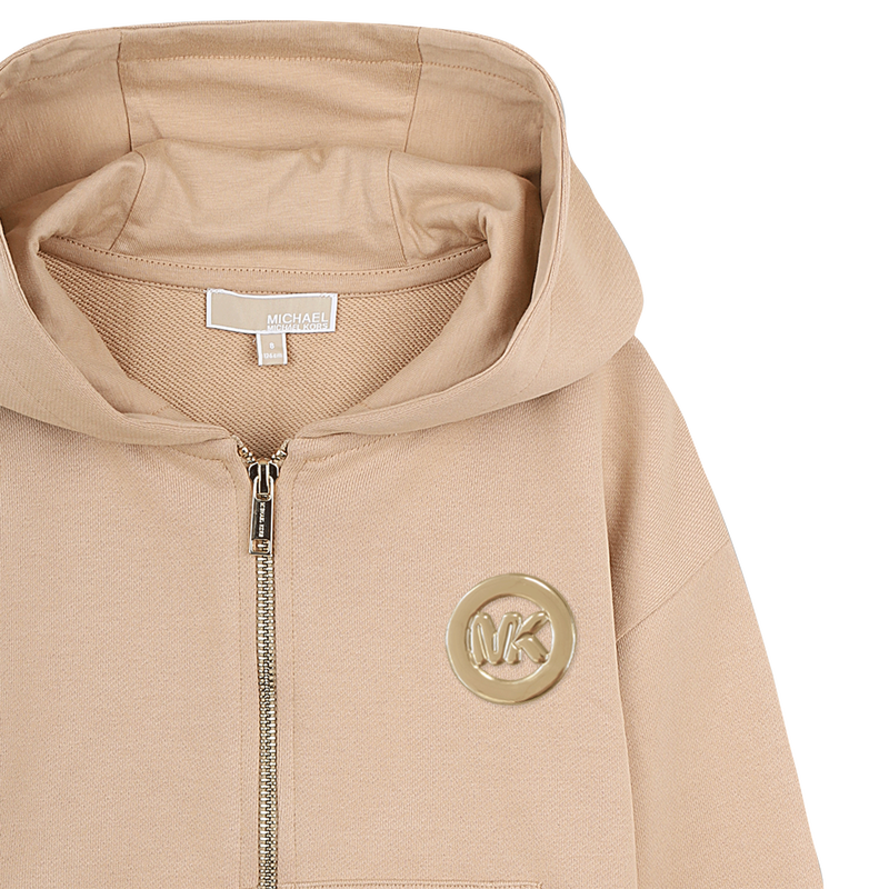 Zip-Up Hoodie MICHAEL KORS 
                        GIRL