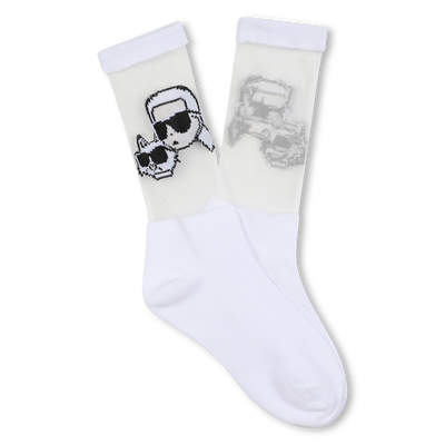 Mid-cut socks KARL LAGERFELD KIDS GIRL