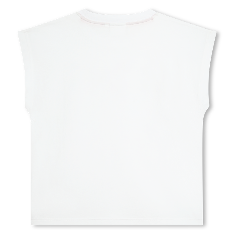 Sleeveless cotton T-shirt HUGO 
                    GIRL