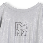 Silver sequined jersey dress DKNY 
                    GIRL