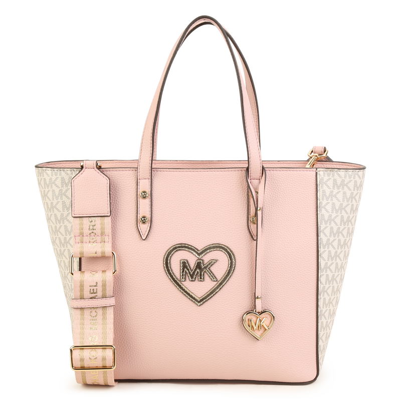 MICHAEL KORS Grained coated canvas tote bag