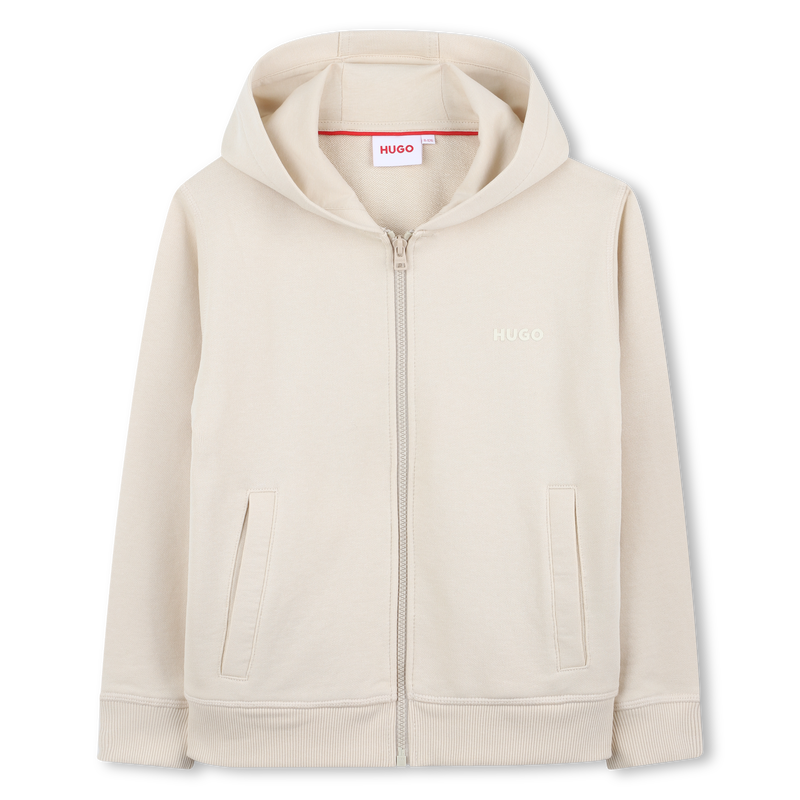 Hooded zipped sweatshirt HUGO 
                    BOY