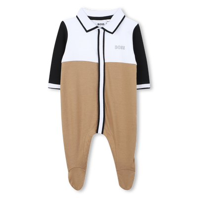 Tricolor polo-neck pajamas BOSS BOY