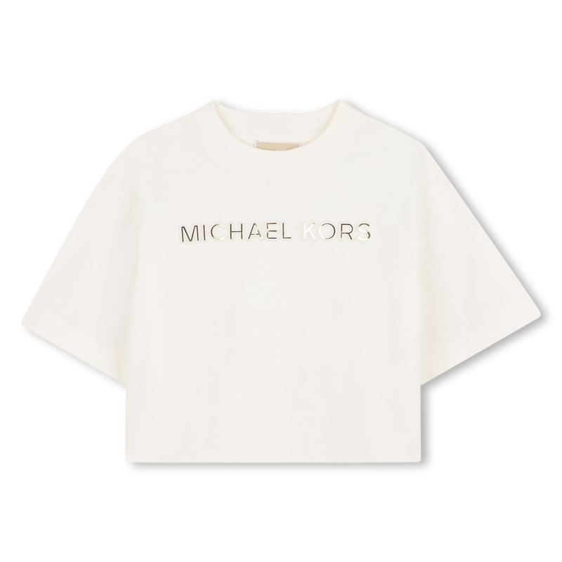 Short-sleeved jersey T-shirt MICHAEL KORS 
                    GIRL