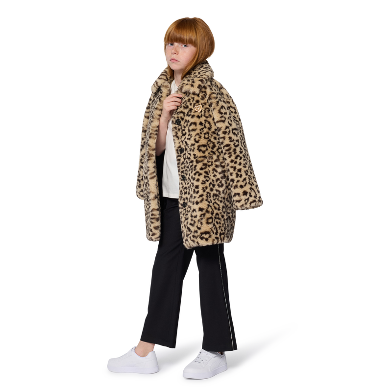Long fleece coat SONIA RYKIEL 
                    GIRL