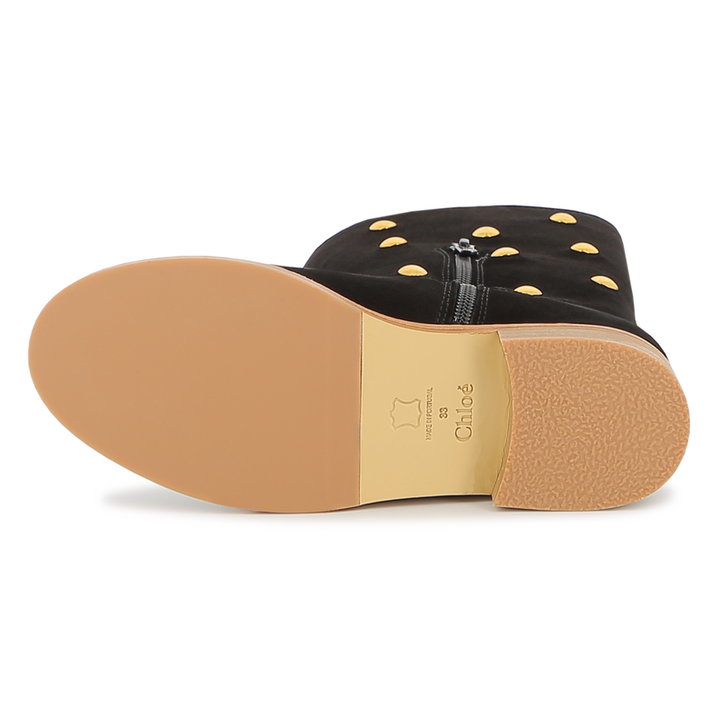 Calf suede leather boots CHLOE 
                        GIRL