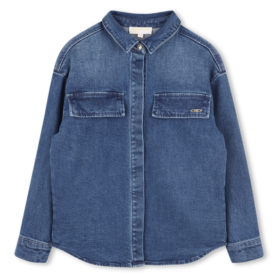 Long-sleeved denim shirt MICHAEL KORS GIRL