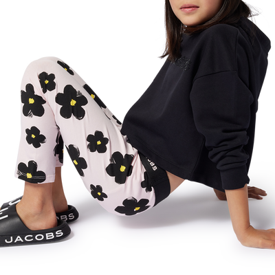 Cropped fleece sweatshirt MARC JACOBS GIRL