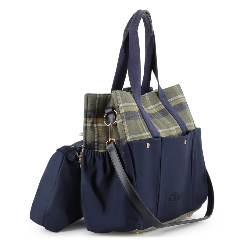 Bi-material diaper bag CHLOE 
                    GIRL